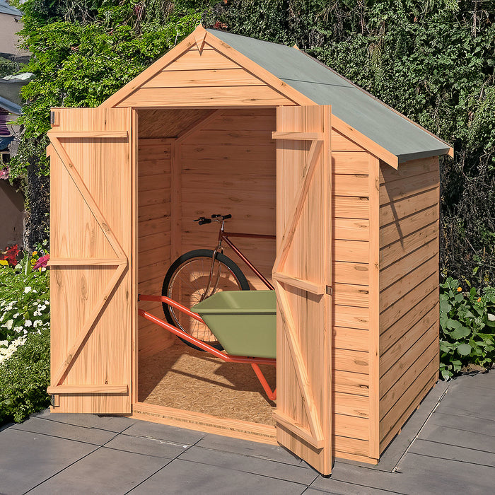 4' x 6' Garden Value - Overlap Double Door Shed