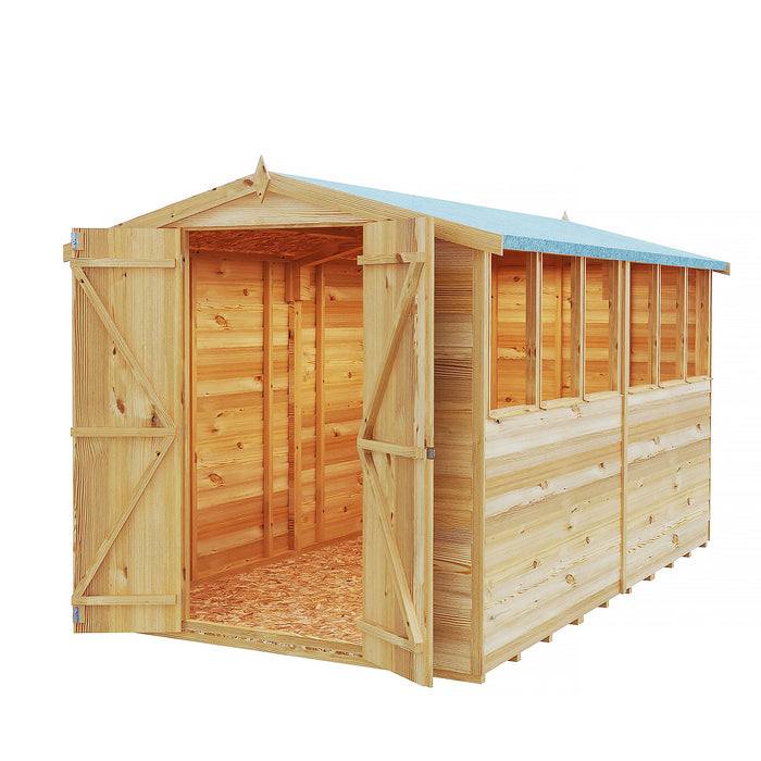 10' x 6' Garden Value - Overlap Double Door Shed