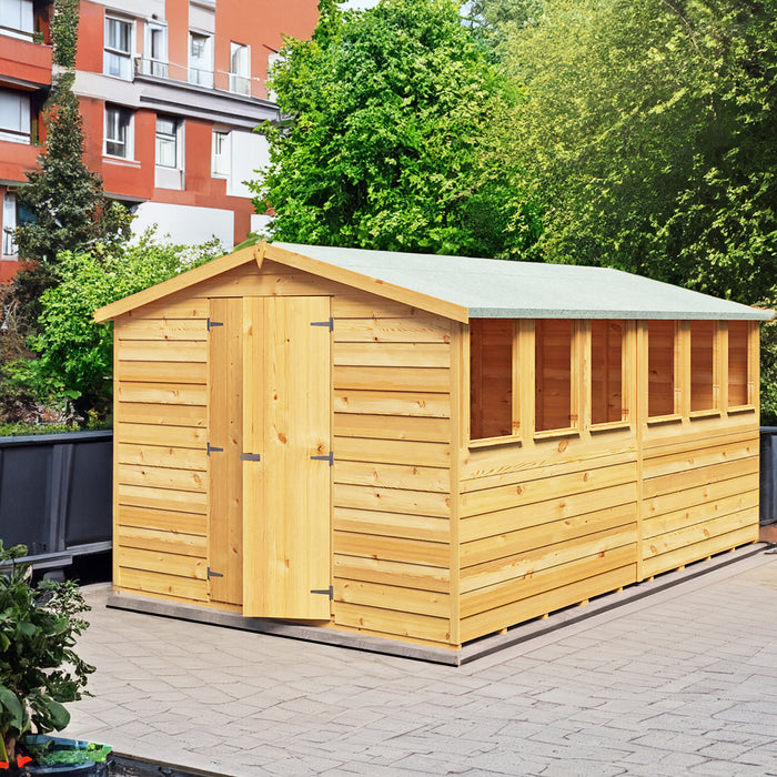 12' x 8' Garden Value - Overlap Double Door Shed