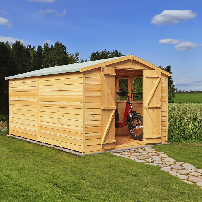 12' x 8' Garden Value - Overlap Double Door Shed