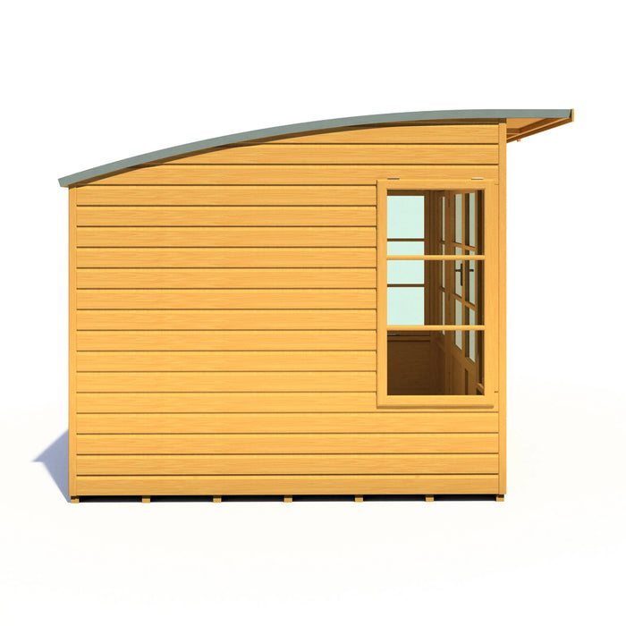 Orchid Summe Summerhouse Shiplap Right Hand Door - 10'x8' - Chestnut Mill