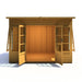 Orchid Summe Summerhouse Shiplap Right Hand Door - 10'x8' - Chestnut Mill