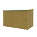 Overlap Single Door Pent 10'x6' Garden Shed - Chestnut Mill