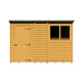 Overlap Single Door Pent 10'x6' Garden Shed - Chestnut Mill