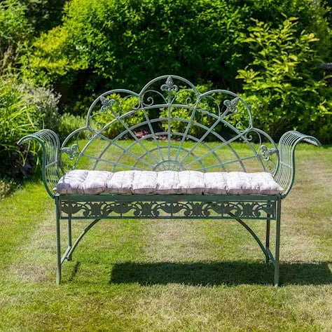 PEACOCK BENCH - VINTAGE GREEN - Chestnut Mill