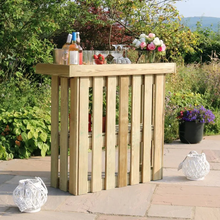 FOLDING GARDEN BAR / POTTING TABLE - Chestnut Mill