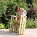 FOLDING GARDEN BAR / POTTING TABLE - Chestnut Mill