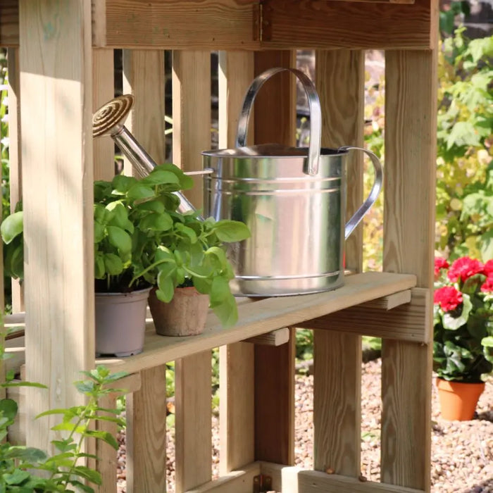 FOLDING GARDEN BAR / POTTING TABLE - Chestnut Mill