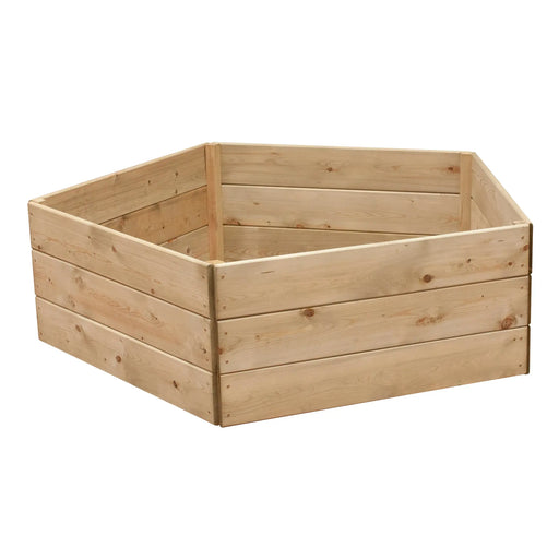 Pentagonal Raised Bed 45 cm High, 90cm each side - Chestnut Mill