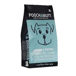 Pooch & Mutt Dry Dog Health & Digestion  - Various Sizes - Chestnut Mill