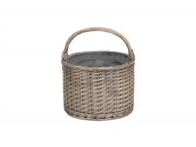 ROUND GREY CHILLER BASKET - Chestnut Mill