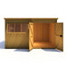 Ranger 12'x10' Double Door Shiplap Shed - Chestnut Mill