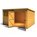 Ranger 12'x10' Double Door Shiplap Shed - Chestnut Mill