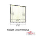 Ranger 12'x6' Double Door Shiplap Shed - Chestnut Mill