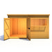 Ranger 12'x6' Double Door Shiplap Shed - Chestnut Mill