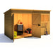 Ranger 12'x6' Double Door Shiplap Shed - Chestnut Mill