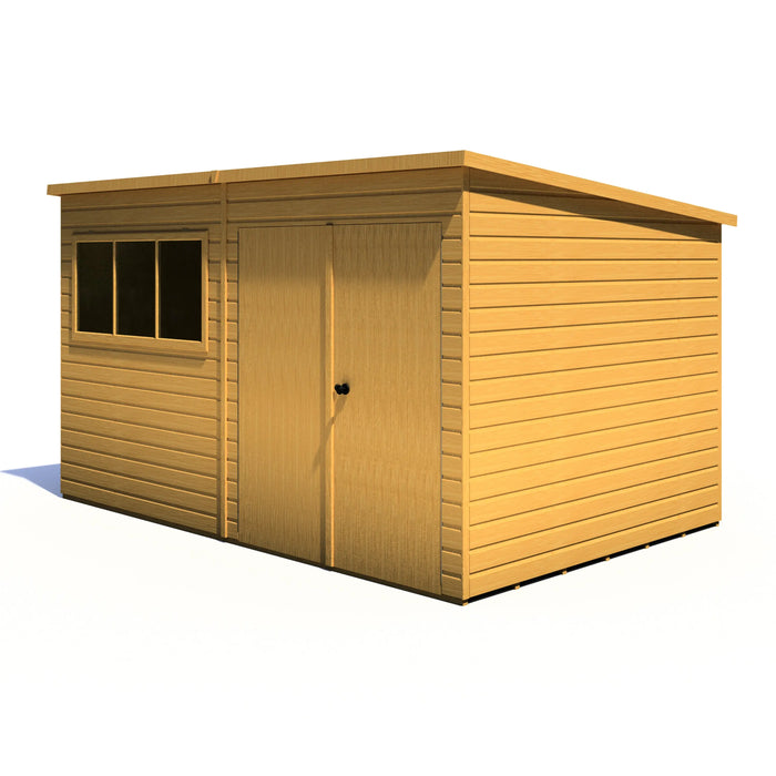 Ranger 12'x8' Double Door Shiplap Shed - Chestnut Mill