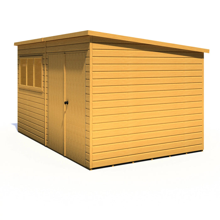 Ranger 12'x8' Double Door Shiplap Shed - Chestnut Mill