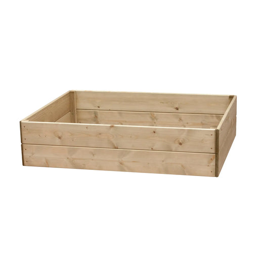 Rectangular Raised Bed 30 cm High, 90 x 120cm - Chestnut Mill