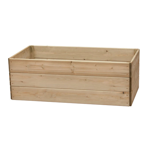 Rectangular Raised Bed 45 cm High, 60 x 120cm - Chestnut Mill