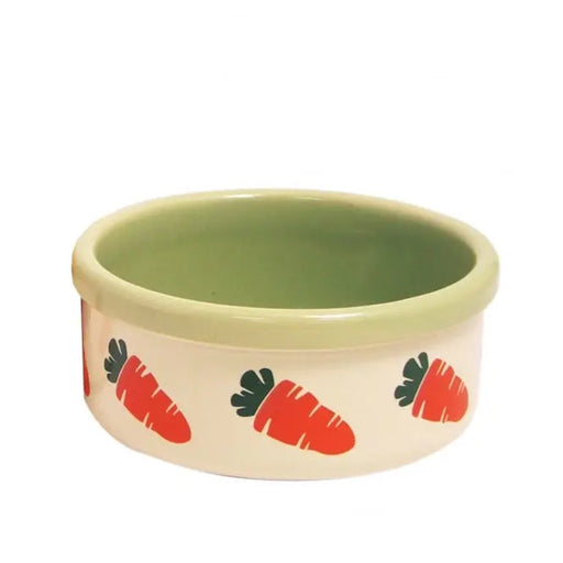 Rosewood Ceramic Bowl Carrot Design 13cm - Chestnut Mill