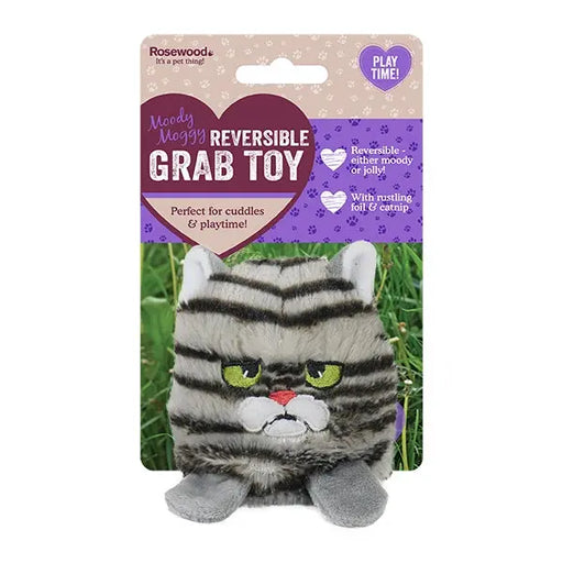 Rosewood Moody Moggy Revers Grab Toy x4 - Chestnut Mill