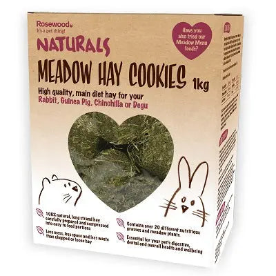 Rosewood Naturals Meadow Hay Cookies 1kg x 4 - Chestnut Mill