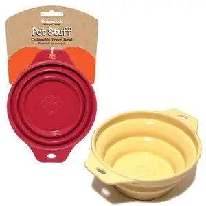 Rosewood Pet Stuff Travel Bowl - Chestnut Mill