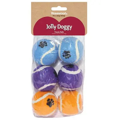 Rosewood Tennis Balls 6 Pack - Chestnut Mill