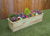 SLEEPER RAISED BED NARROW - 1.80m x 0.45m x 0.45m - Chestnut Mill