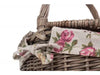 SMALL ANTIQUE WASH FINISH OVAL PICNIC BASKET - Chestnut Mill