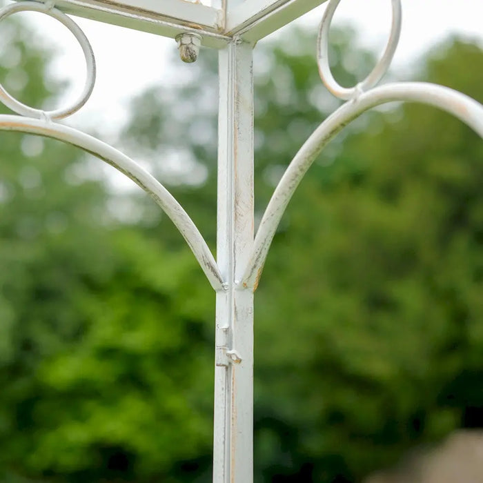 SQUARE GAZEBO - Cream Gold Ascalon