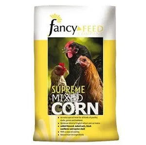 Fancy Feed Supreme Mixed Corn Poultry Treat / Scratch - Various Sizes - Chestnut Mill