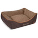 Scruffs Thermal Box Dog Bed Brown - Various Sizes - Chestnut Mill