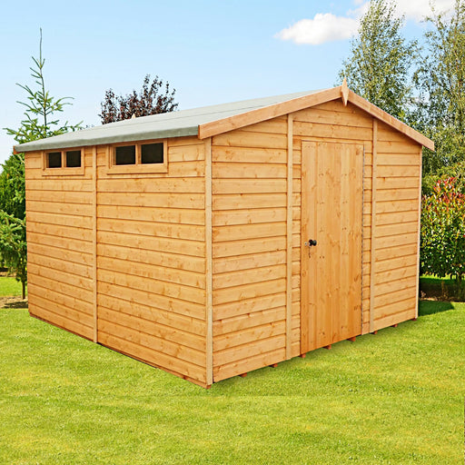 Security Shed Apex 10' x 10' - Chestnut Mill