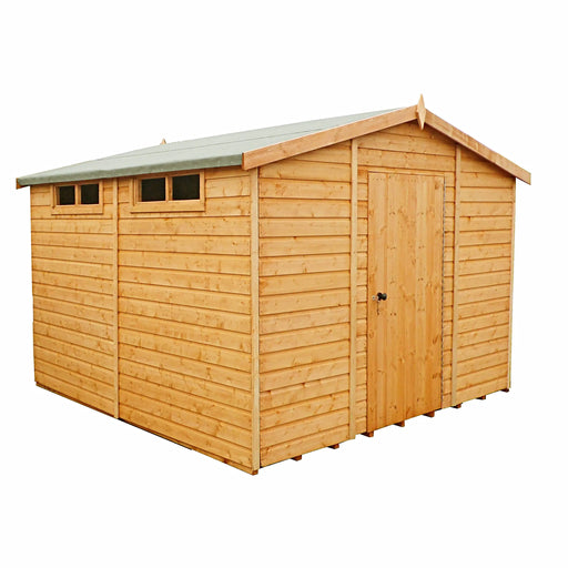 Security Shed Apex 10' x 10' - Chestnut Mill