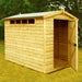 Security Shed Apex 8' x 6' - Chestnut Mill