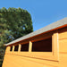 Security Shed Apex 8' x 6' - Chestnut Mill