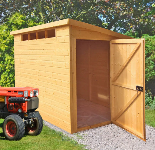 Security Shed Pent 10' x 10' - Chestnut Mill