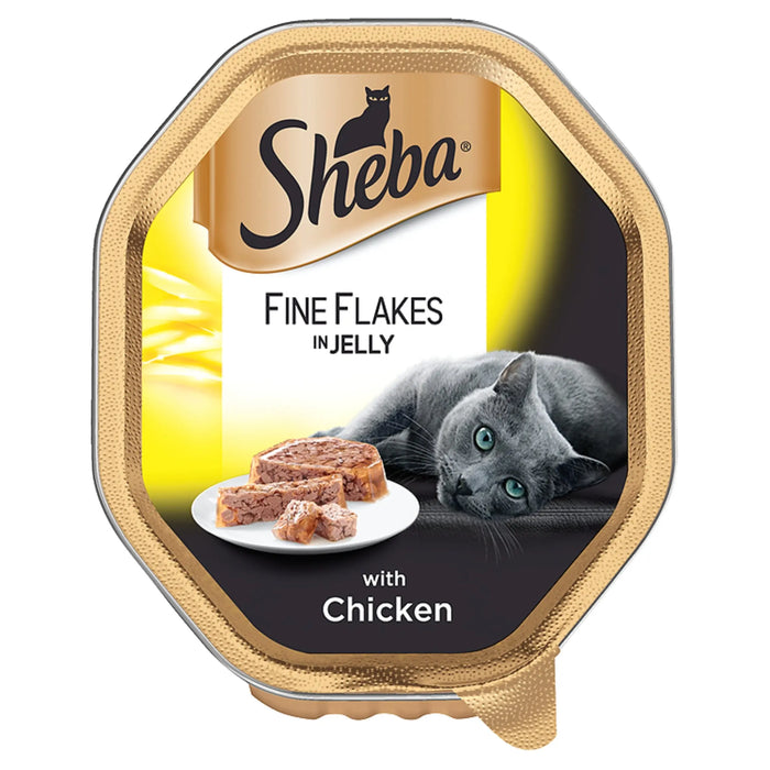 Sheba Tray Fine Flakes Chicken in Jelly 22 x 85g - SEPTEMBER SPECIAL OFFER - 27% OFF - Chestnut Mill