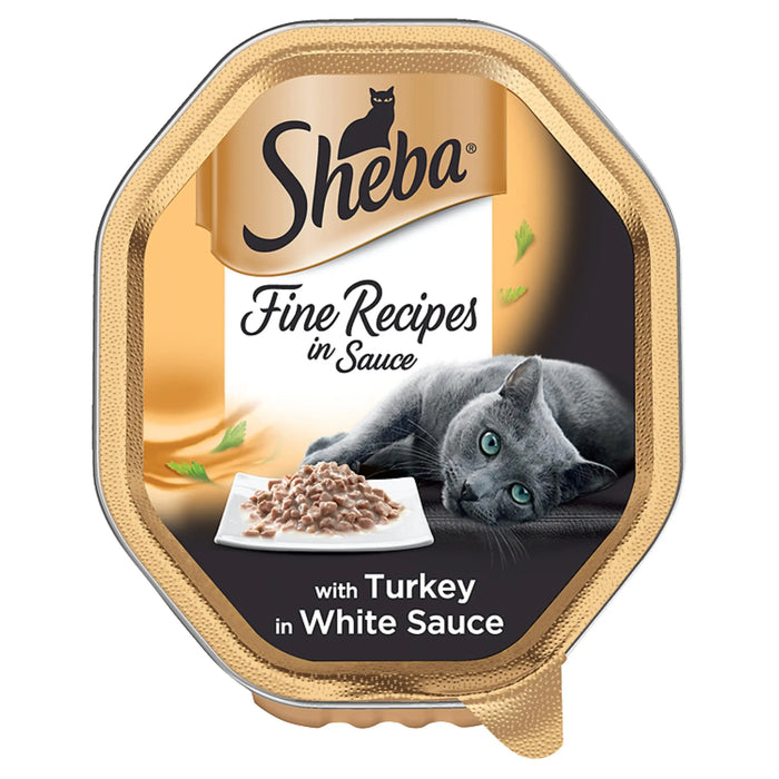 Sheba Tray Fine Recipes Turkey in Sauce 22 x 85g - SEPTEMBER SPECIAL OFFER - 27% OFF - Chestnut Mill