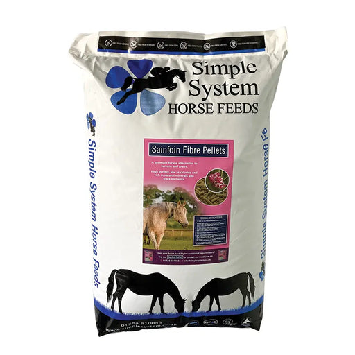 Simple System Sainfoin FIBRE Pellets - 20 kg - Chestnut Mill