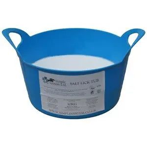 Simple System Salt Lick Tub for horses  - 10 kg - Chestnut Mill