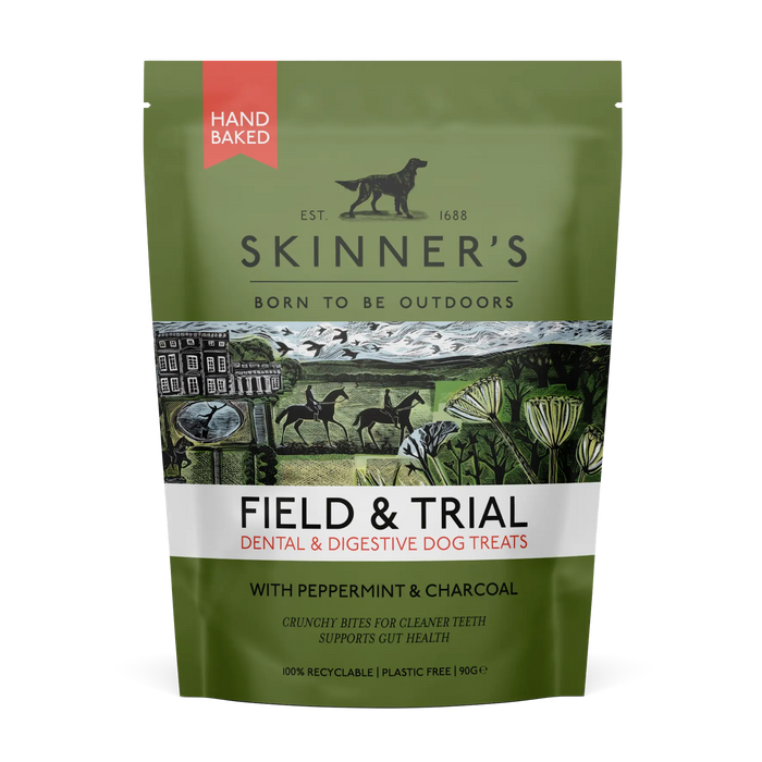 Skinners Field & Trial Dental & Digestive Dog Treats 8 x 90g - Chestnut Mill