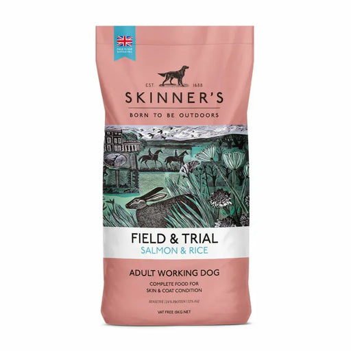 Skinners Field & Trial Salmon & Rice -Various Sizes - AUGUST SPECIAL OFFER - 19% OFF Skinners