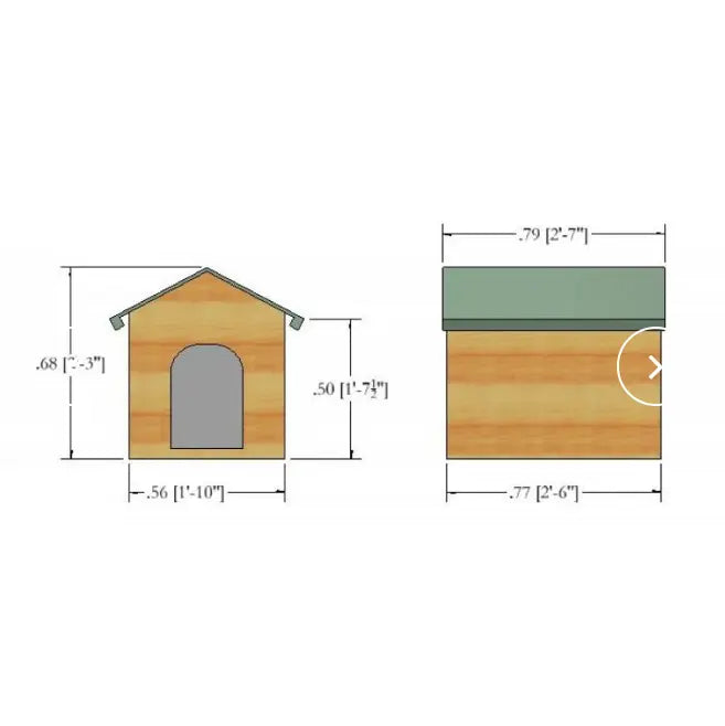 Small Sark Dog Kennel Shire Garden Buildings