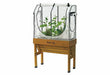 Small WallHugger Greenhouse Frame & Multi Cover Set - Chestnut Mill