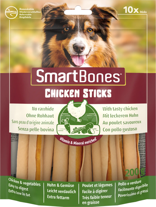 SmartBones Chicken Dog Treats 10 x 10 Pieces - Chestnut Mill