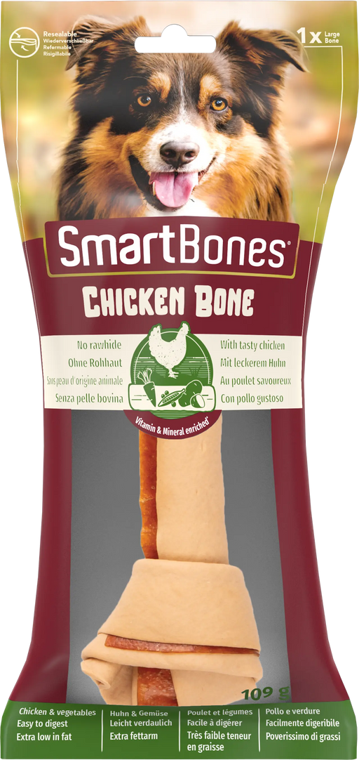 SmartBones Chicken Large Dog Treat 7 x 1 Piece - Chestnut Mill