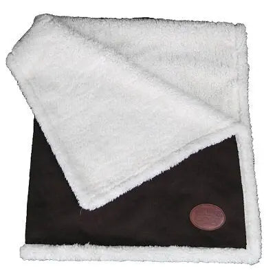 Snug & Cosy Novara Brown Blanket - Various Sizes - Chestnut Mill